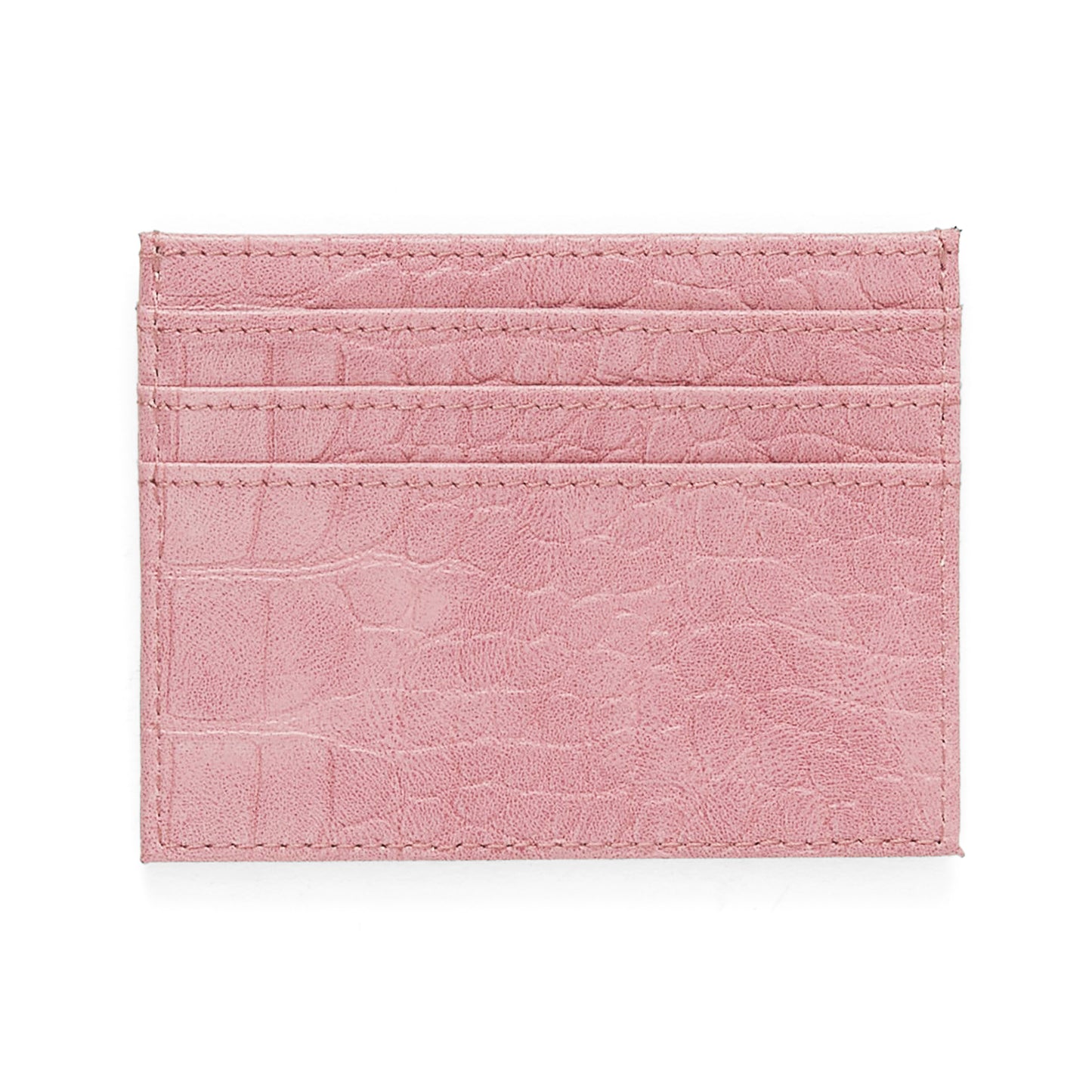 PINK CROCODILE CARDHOLDER