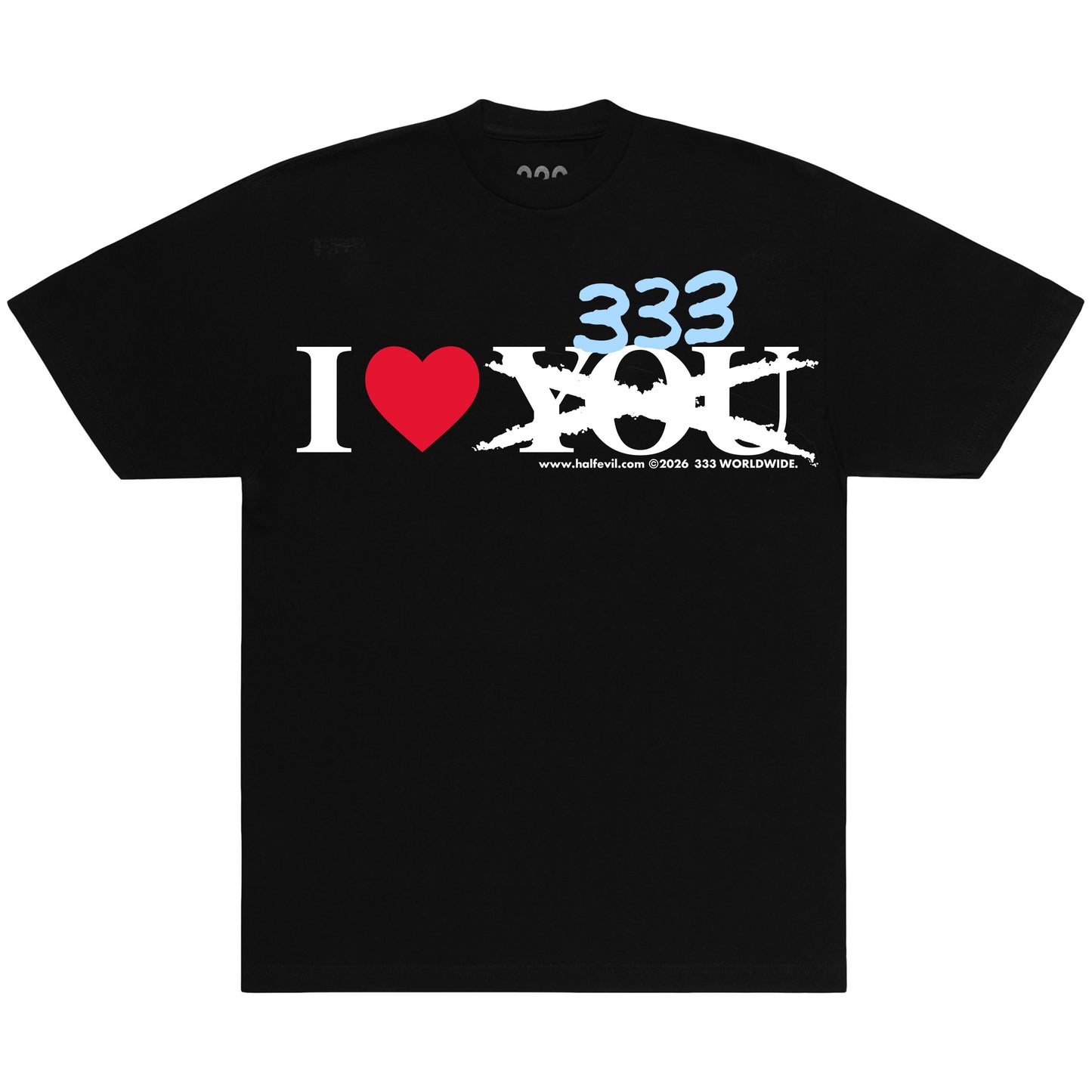 I LOVE 333 TEE