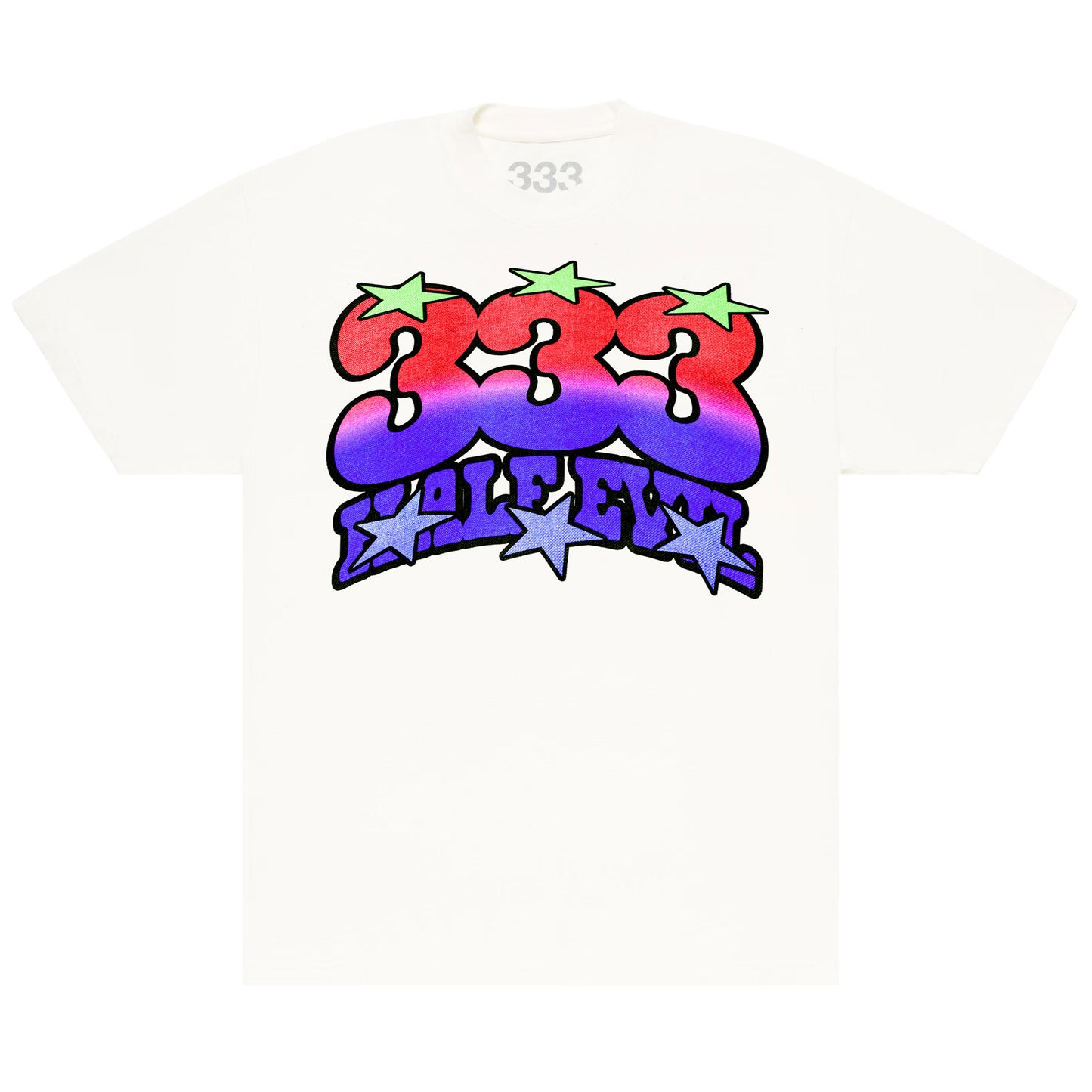 TRIPLE STAR GRADIENT TEE