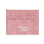 PINK CROCODILE CARDHOLDER