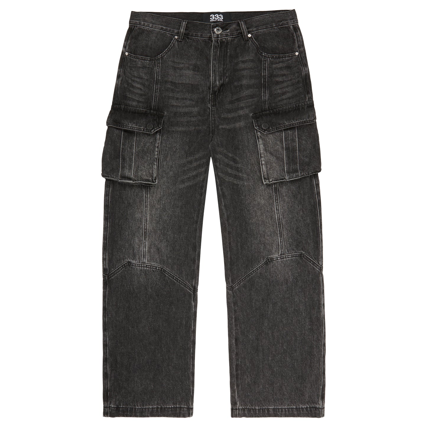BLACK CARGO DENIM
