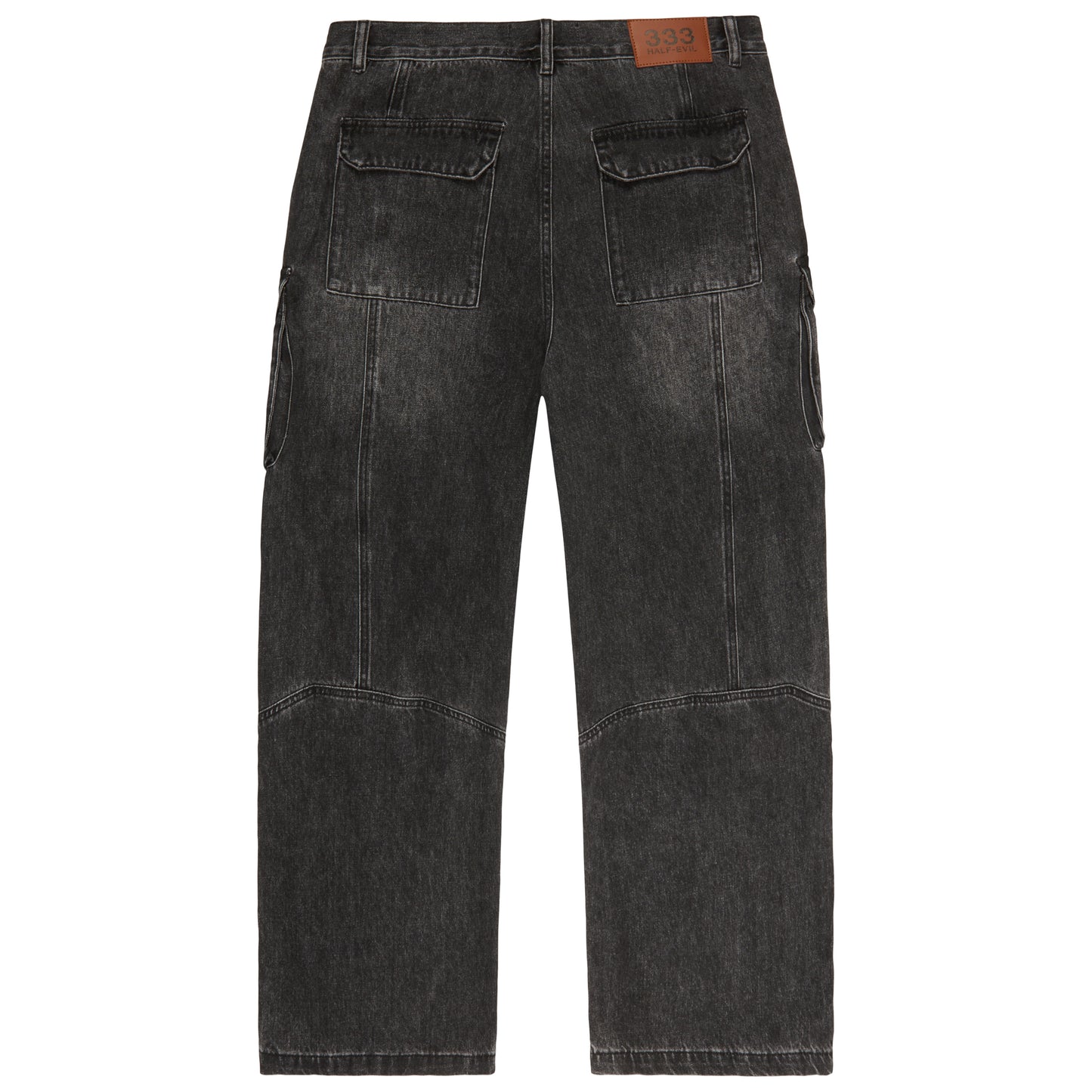 BLACK CARGO DENIM