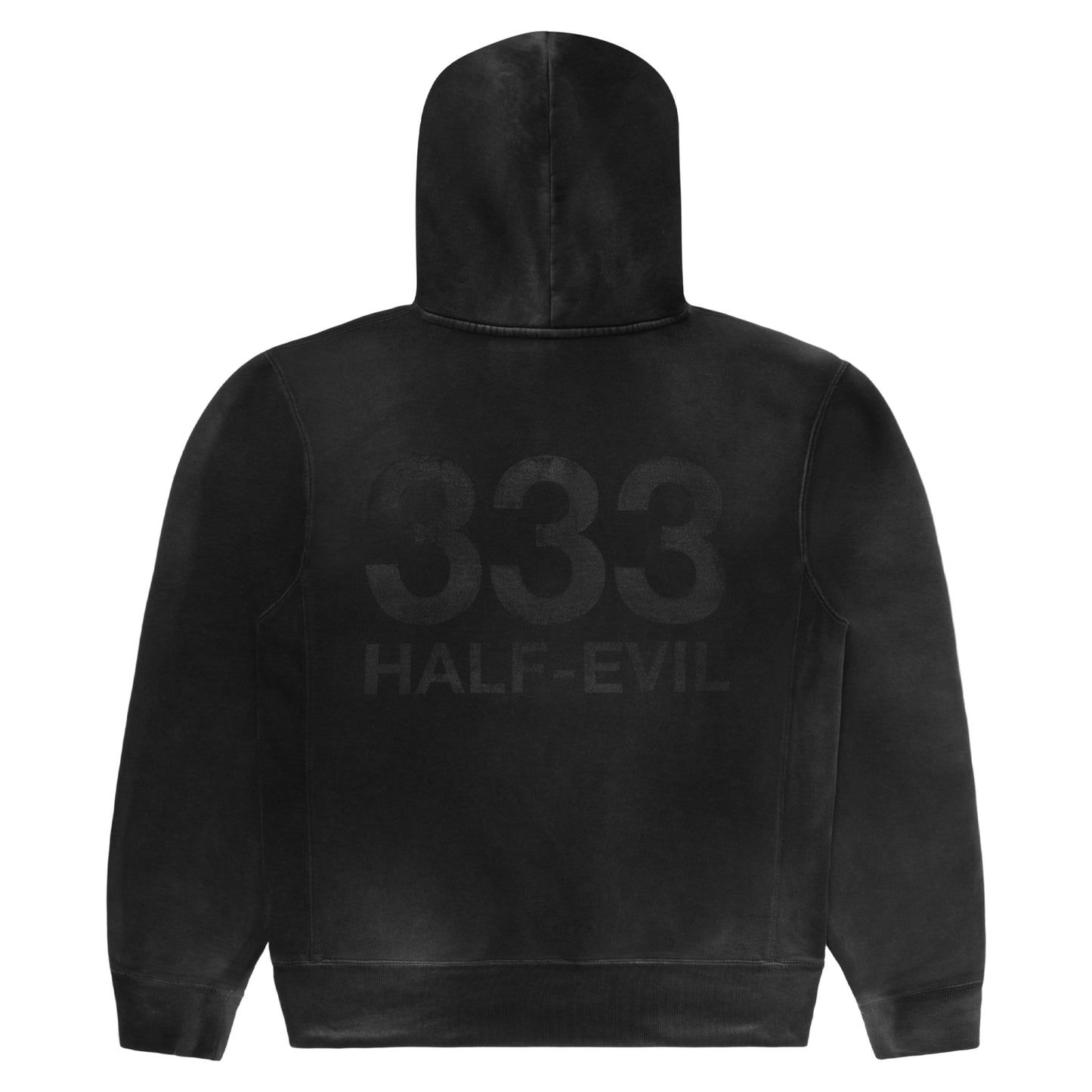 VINTAGE BLACK LOGO HOODIE