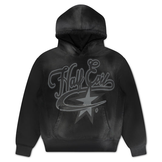 FADED BLACK EVIL STAR HOODIE