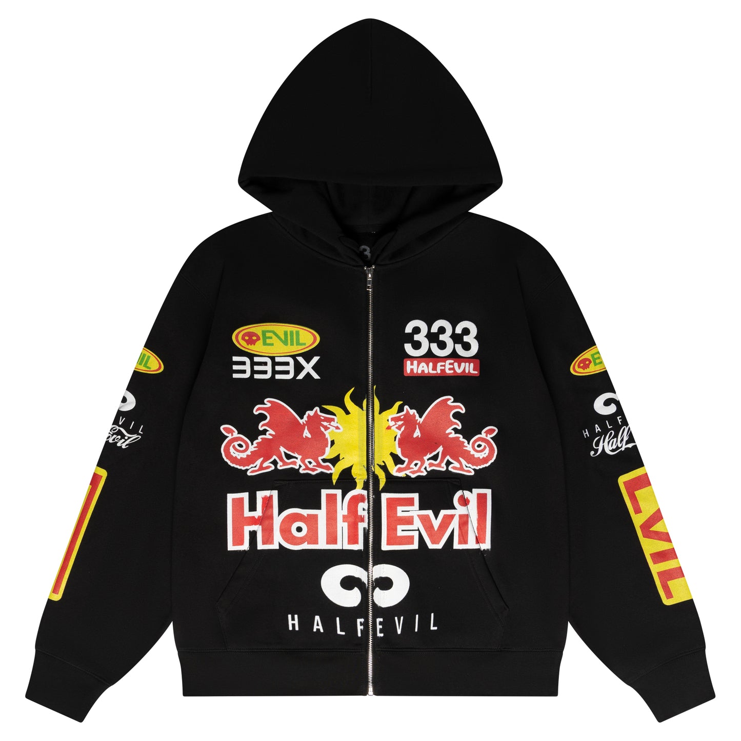 RACER ZIP UP HOODIE