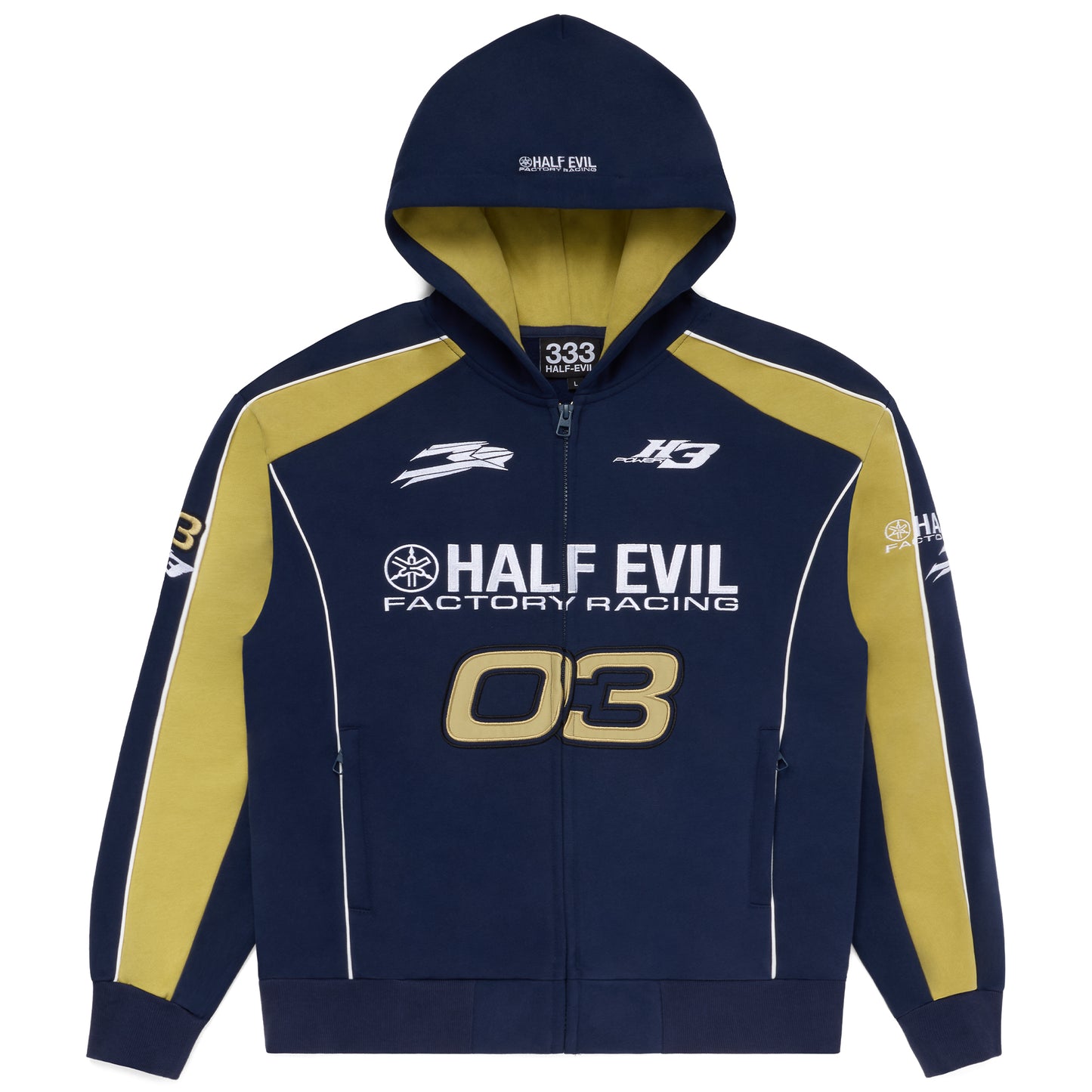 RACER ZIP UP HOODIE