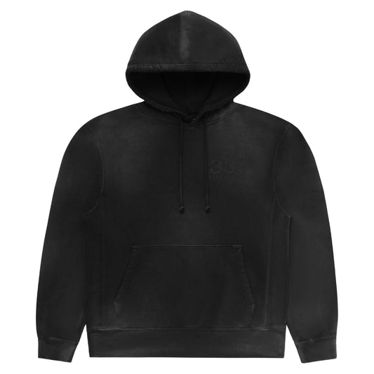 VINTAGE BLACK LOGO HOODIE