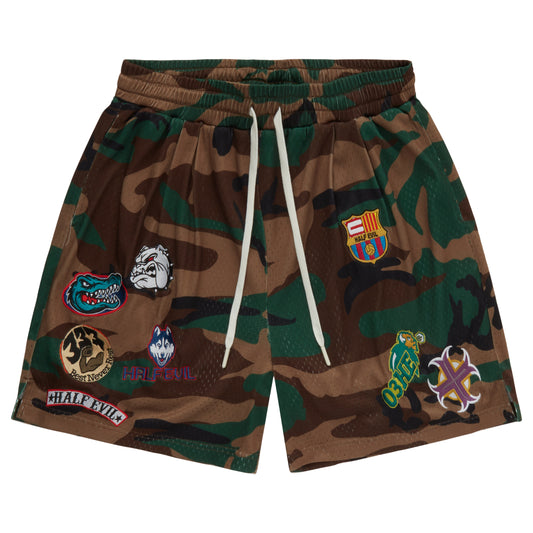 CAMO PATCHWRK SHORTS