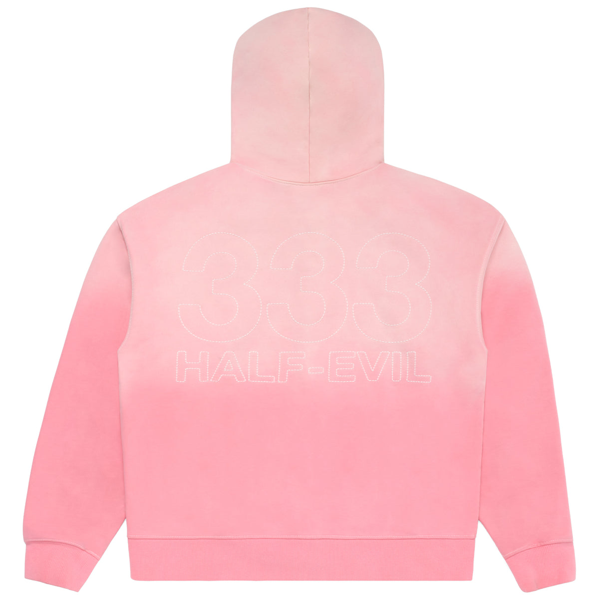 PINK CONTRAST STITCH ZIP UP