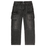 BLACK CARGO DENIM