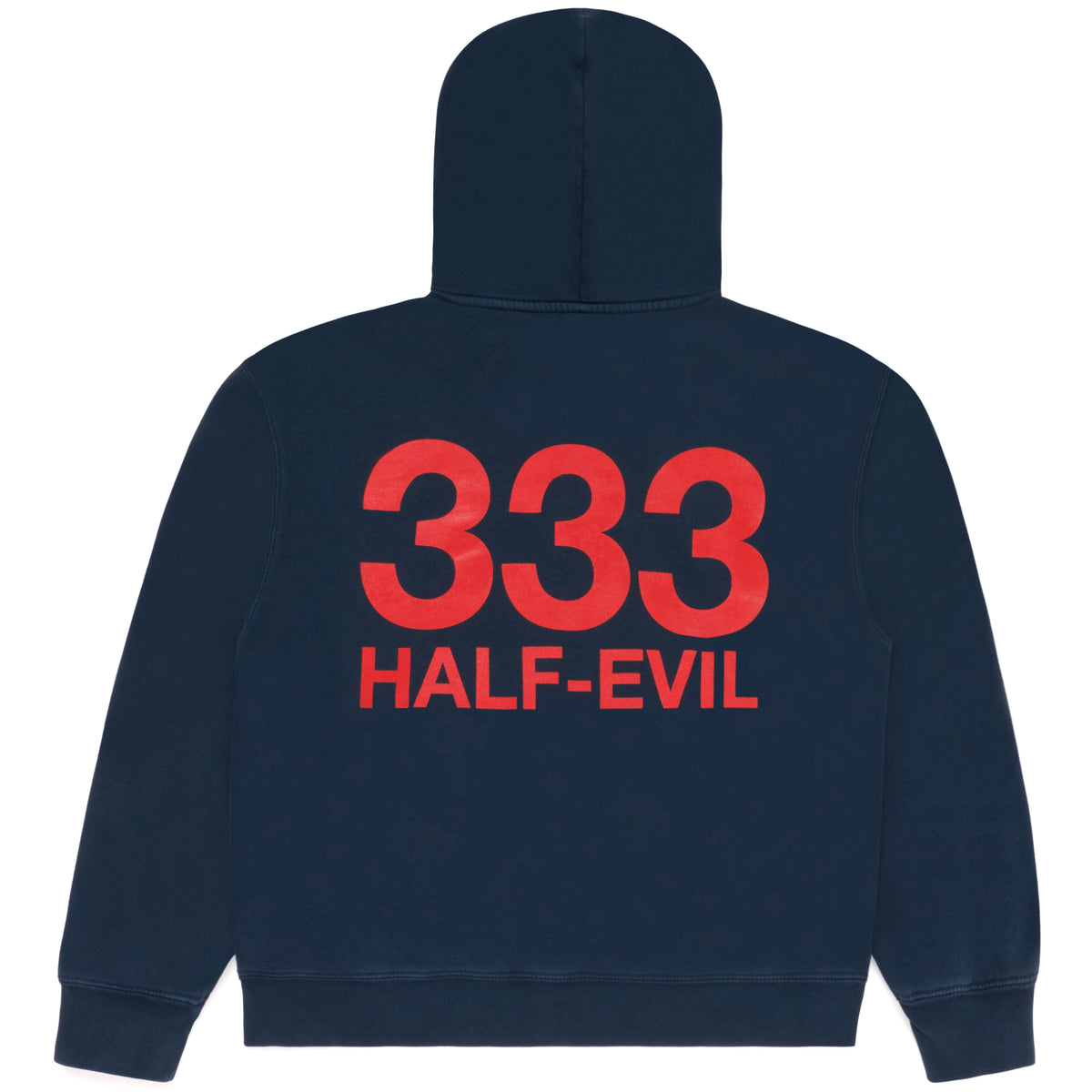 NAVY LOGO HOODIE