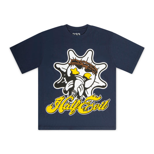 NAVY GLO SUN TEE