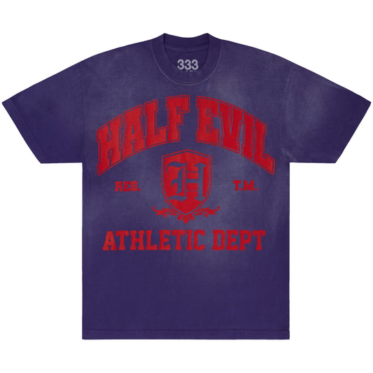 PURPLE ATHELETIC DEPT TEE