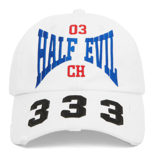 WHITE 03 HALF EVIL HAT