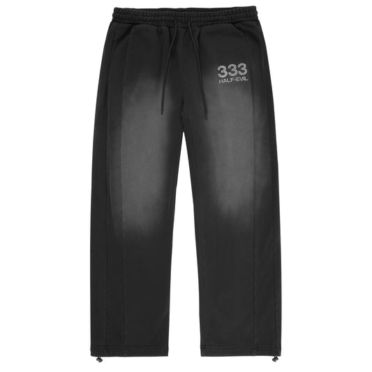 VINTAGE GREY RHINESTONE SWEATPANTS